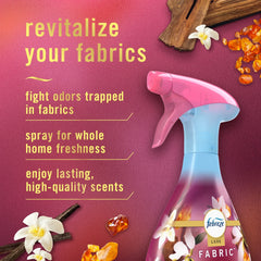 Febreze Fabric Spray Air Freshener, Odor-Fighting Fabric Refresher, Vanilla Suede Scent, 16.9 fl oz