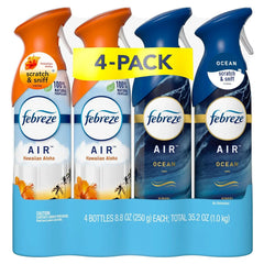 Febreze Air Effects Air Freshener Spray, 4 pk.