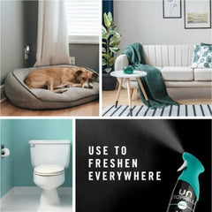 2X - Febreze Air Mist Air Freshener Spray, Aerosol Can, Unstopable Fresh Scent, 8.8oz, 1 ct