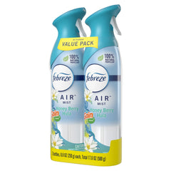 Febreze Air Freshener Spray, Odor-Fighting Room Spray, Gain Honey Berry Hula, 8.8oz, 2 Count