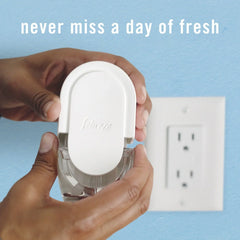 ( 3 Pack ) Febreze Plug In Air Freshener, Odor-Fighting Scented Oil Refill, Vanilla Suede Scent, 2 Refill