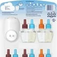 Febreze PLUG Air Freshener – Cranberry Crumble & Crisp Fall Breeze (1 Warmer + 5 Refills, 4.35 fl oz)-2pk, With Paper Towel By OMA
