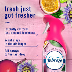 Febreze Air Mist Air Freshener Spray, Passion Fruit Breeze, 8.1oz