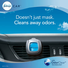 Febreze Car Air Freshener Vent Clip, Meadows & Rain, 1 Count