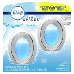 Febreze Linen/Sky Small Spaces - Liquid - 25 fl oz (0.8 quart) - Linen & Sky - 45 Day - 2 / Pack | Bundle of 2 Packs