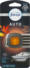 Febreze AUTO Odor-Eliminating Car Freshener Vent Clip Evening Woods, .06 oz. Car Vent Clip