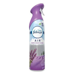 Febreze AIR, Mediterranean Lavender, 8.8 oz Aerosol Spray, 6/Carton, Each