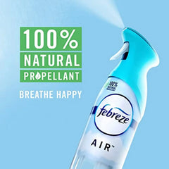 Febreze Air Freshener Spray, Heavy Duty Crisp Clean Scent, Odor Eliminator For Strong Odors, 8.8 Oz (Pack Of 3)