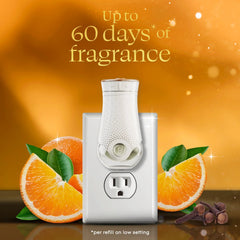 Glade® PlugIns® Refills Air Freshener, Christmas Stocking Stuffer Orange Zest & Clove, 1.34oz., 2 Count