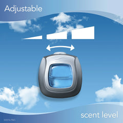 Febreze Car Air Freshener Vent Clips, Platinum Ice, 2 count