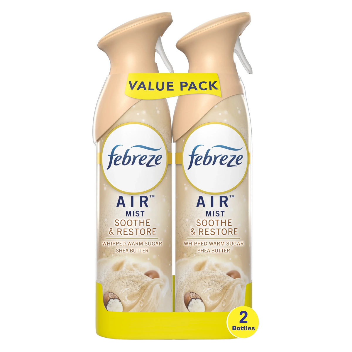 (6 pack) Febreze Air Freshener Spray, Odor-Fighting Room Spray, Soothe & Restore, 8.8oz, 2 Count