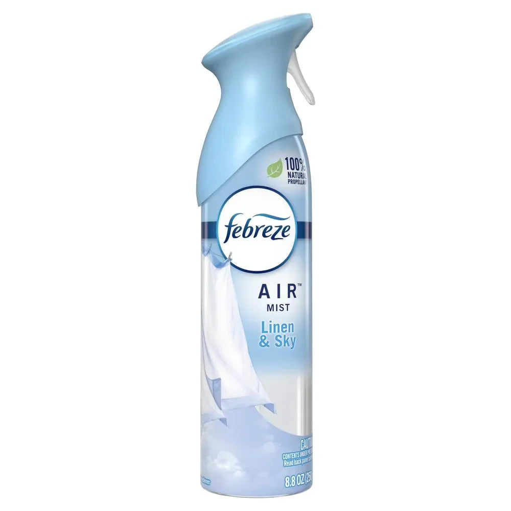 2 Pack Febreze Air Linen & Sky Odor-Fighting Spray
