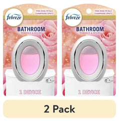 (2 pack) Febreze BATH Air Freshener, Odor-Fighting, Romance & Desire Scent, 1 Count