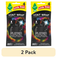 Little Trees Air Freshener Vent Wrap Supernova Fragrance 4-Pack
