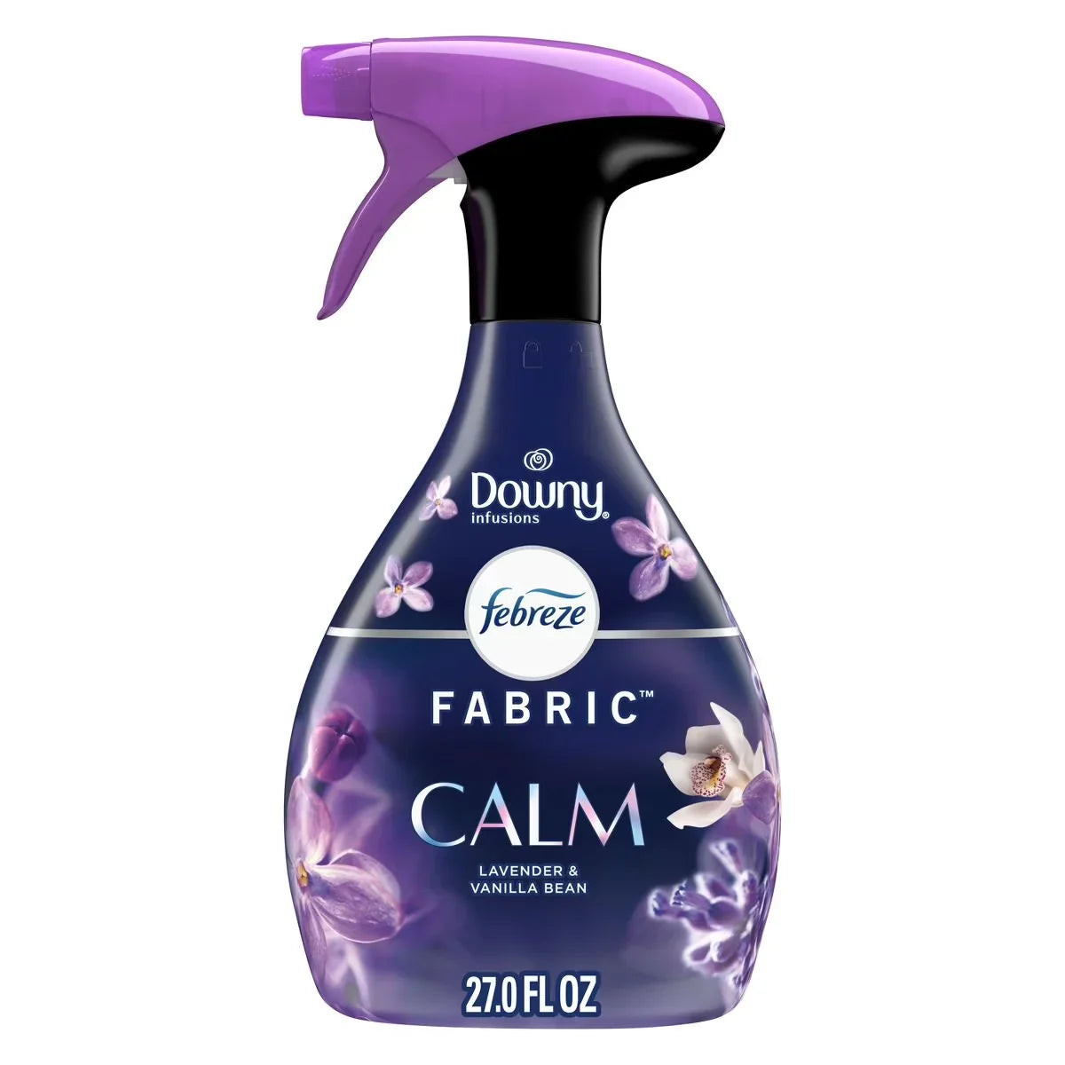 Febreze Fabric Spray Air Freshener, Odor-Fighting Fabric Refresher, Downy Calm, 27 fl oz (2 Pack)