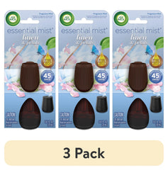 Air Wick Essential Mist Scented Oil Air Freshener Diffuser Refill, Linen and Petals, 1 Count