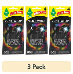 Little Trees Air Freshener Vent Wrap Supernova Fragrance 4-Pack