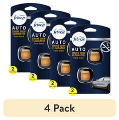 Febreze AUTO Car Air Freshener, Odor-Fighting Car Vent Clip, Smoke Odor Fighter, 2 Count