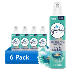 Glade Air Freshener Spray, Sky and Sea Salt scent, Infused with Essential Oils, 8 oz