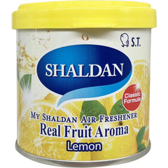 80g Yellow Limonene Gel Can Room / Car Air Freshener with Lemon Scent