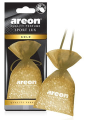 AREON Pearls I Car & Home Air Freshener I Quality Perfume I GOLD (Pack of 3)