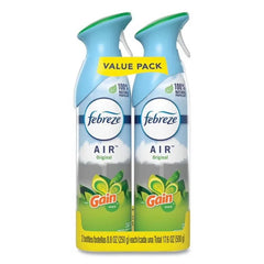 Air, Gain Original, 8.8 Oz Aerosol Spray, 2/pack | Bundle of 5 Packs