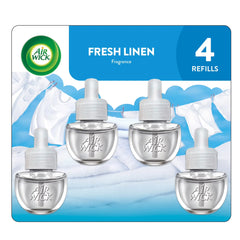 Air Wick Plug-in Scented Oil Refills, Honeysuckle and Raspberry, 4 Count