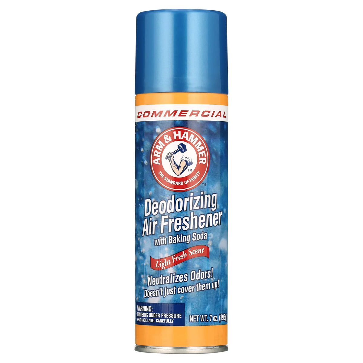 Baking Soda Air Freshener, Light Fresh Scent, 7 Oz Aerosol Spray | Bundle of 5