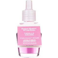 (2 pack) Better Homes & Gardens Aroma Accents Oil Refill, Vanilla Orchid