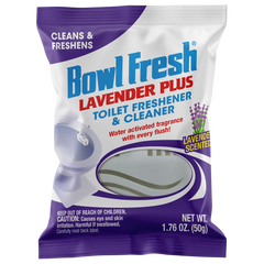 Bowl Fresh Lavender Plus Toilet Freshener and Cleaner, 1.76 oz