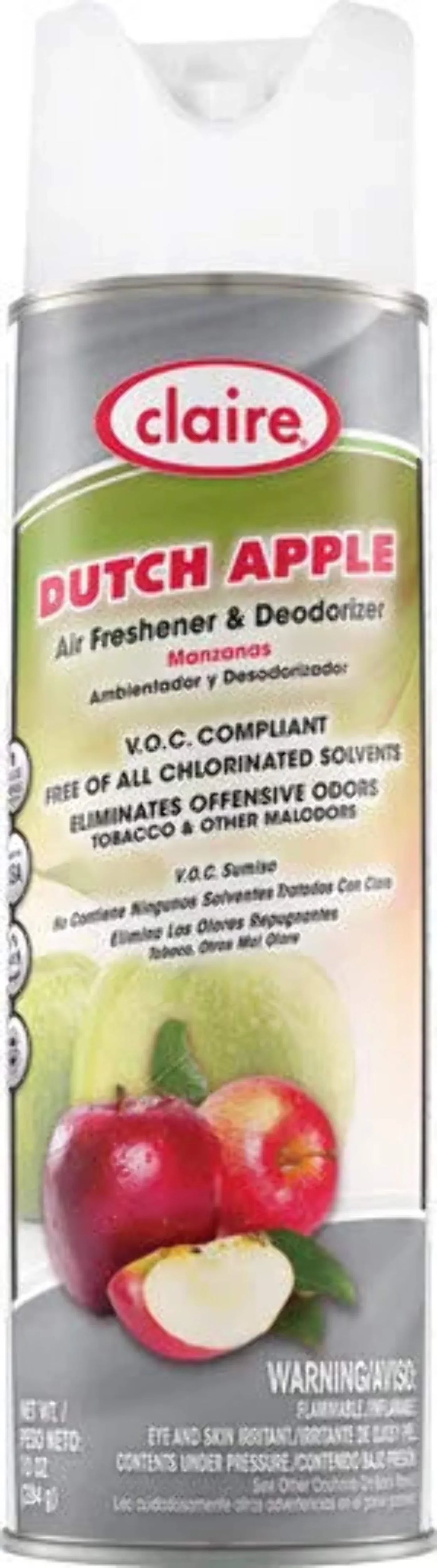 Claire CL161 Apple Scent Air Freshener, Hand Held, 10 oz (Net), Case of 12