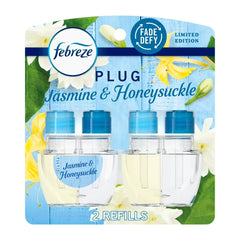 Febreze Plug In Air Freshener, Odor-Fighting Oil Refill, Sweet Watermelon Vine, 2 Refills