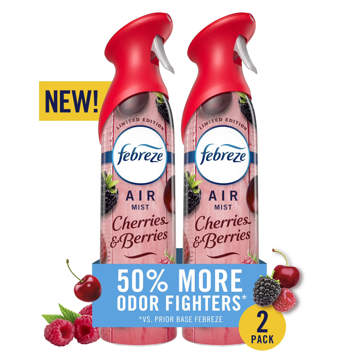 Febreze Air Mist Jasmine & Honeysuckle Air Freshener Spray, 8.1oz, 2 Count