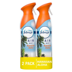 Febreze Air Mist Air Freshener Spray Hawaiian Aloha, 8.1oz, 2 Count