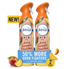 Febreze Air Mist Jasmine & Honeysuckle Air Freshener Spray, 8.1oz, 2 Count