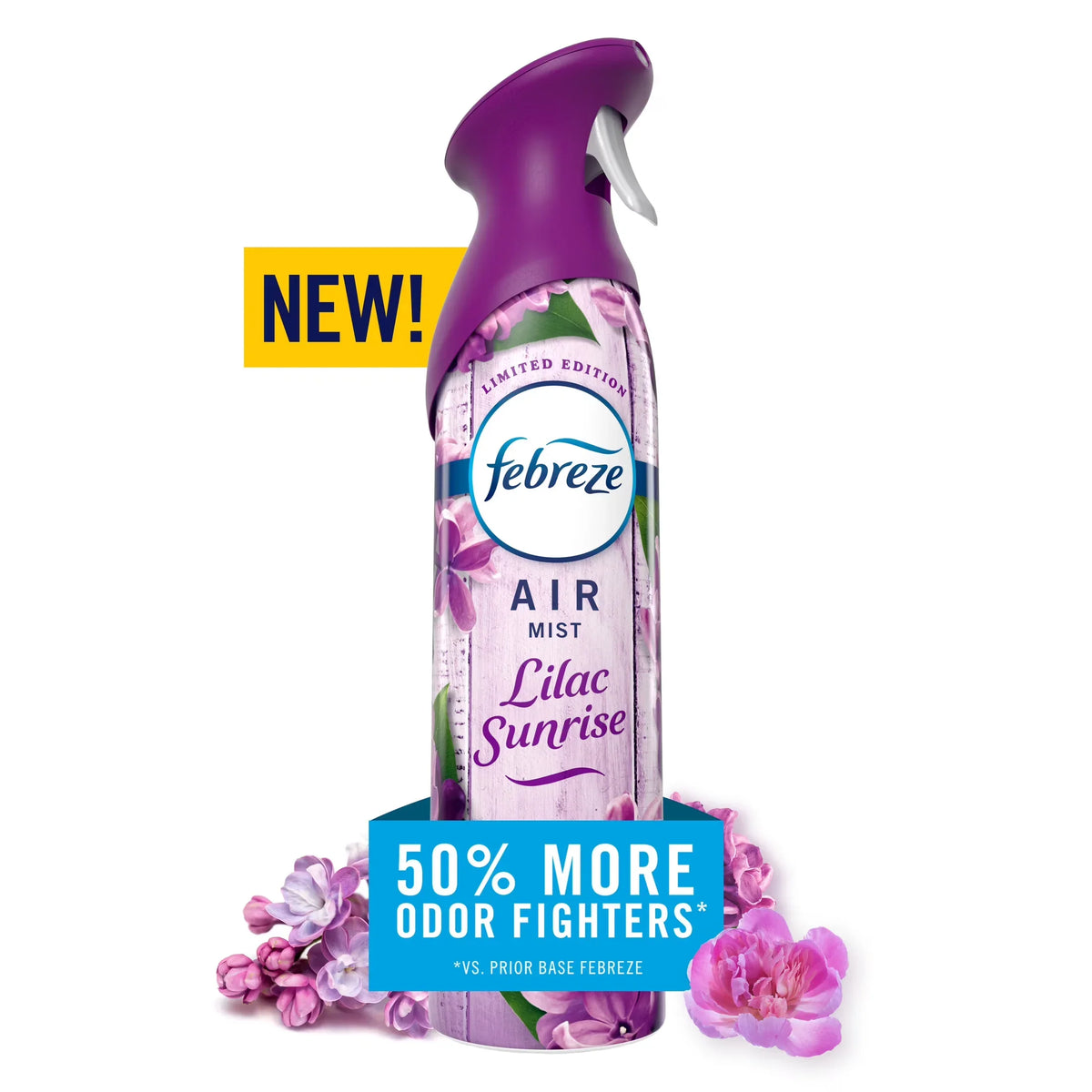 Febreze Air Mist Air Freshener Spray, Lilac Sunrise Scent, 8.1oz