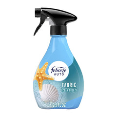 (2 pack) Febreze AUTO Car Fabric Spray, Odor Fighting Air Freshener, Ocean Breeze, 12.5 fl oz