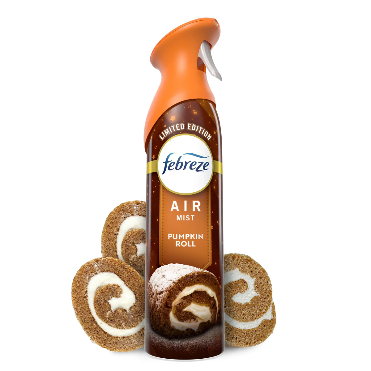 Febreze Air Freshener Spray, Odor-Fighting Room Spray, Pumpkin Roll Scent, 8.8oz, 1 Count