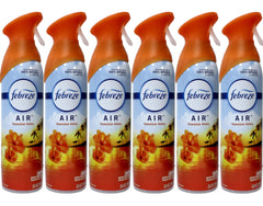 Febreze Air Freshener Spray - Spray - 8.5 fl oz (0.3 quart) - Hawaiian Aloha - 6 / Carton - Odor Neutralizer, VOC-free