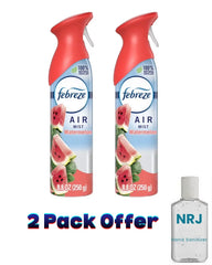 Febreze Air Freshener Spray, Odor-Fighting Room Spray, Sweet Watermelon Vine, 8.8oz