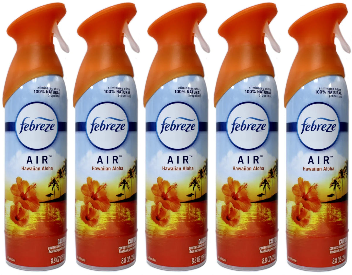 Air, Hawaiian Aloha, 8.8 Oz Aerosol Spray | Bundle of 5 Each