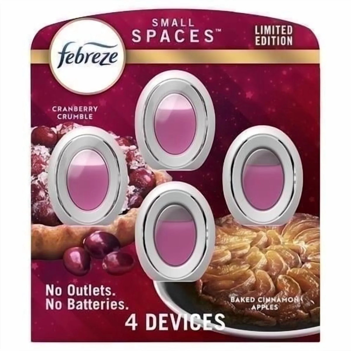 Febreze Bathroom Air Freshener, Odor-Fighting, Cranberry Crumble Scent