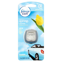 Febreze CAR Vent Clip Happy Spring Juicy Petals Air Freshener, 0.06 fl oz