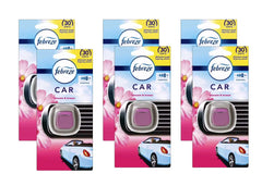 Febreze Car Air Freshener Vent Clips Blossom & Breeze Scent, 6 Count
