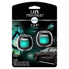 Febreze Car Odor Eliminating Air Freshener Vent Clips, Fresh Scent, 2 Count