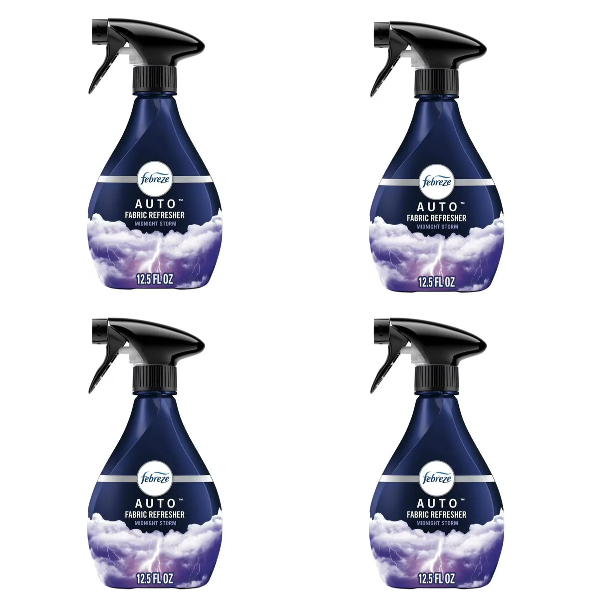Febreze Fabric 12.5oz. Trigger Spray, Midnight Storm (Pack of 4)