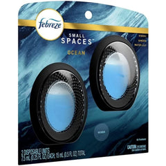 Febreze Odor Eliminator Small Spaces Air Freshener Ocean, .25 Fl Oz, 2 Pk