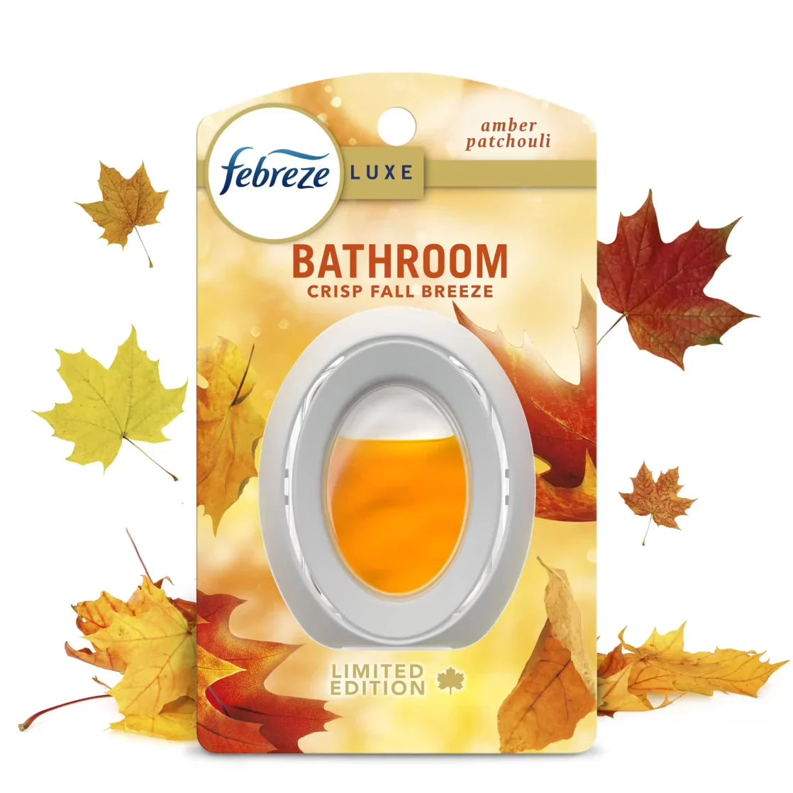Febreze Bathroom Air Freshener, Odor-Fighting, Crisp Fall Breeze Scent, 1 Count