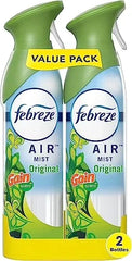 Febreze Odor-Fighting Air Freshener, with Gain Scent, Original Scent, Pack of 2, 8.8 fl oz each