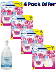 Febreze Plug In Air Freshener, Odor-Fighting Oil Refill, Downy April Fresh, 2 Refills